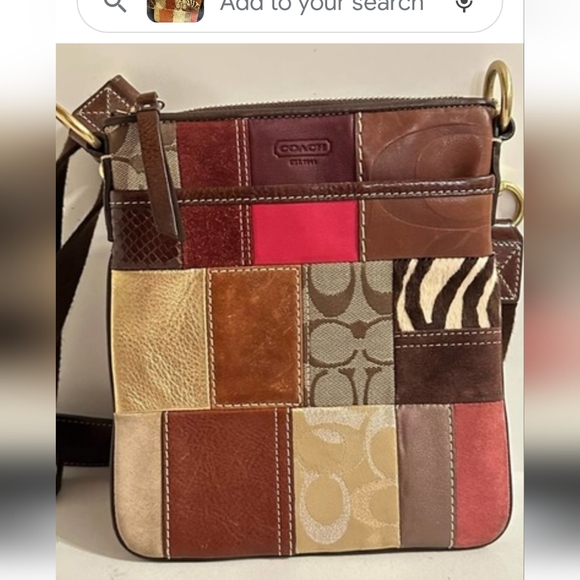 Coach patchwork swing pack crossbody bag - Picture 4 of 5